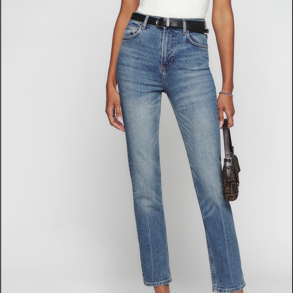 Reformation Liza high rise straight jeans size 29